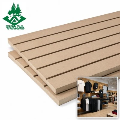 MDF Slatwall برای نمایش خرده فروشی